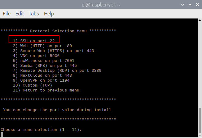 tunnel pi vnc through ssh