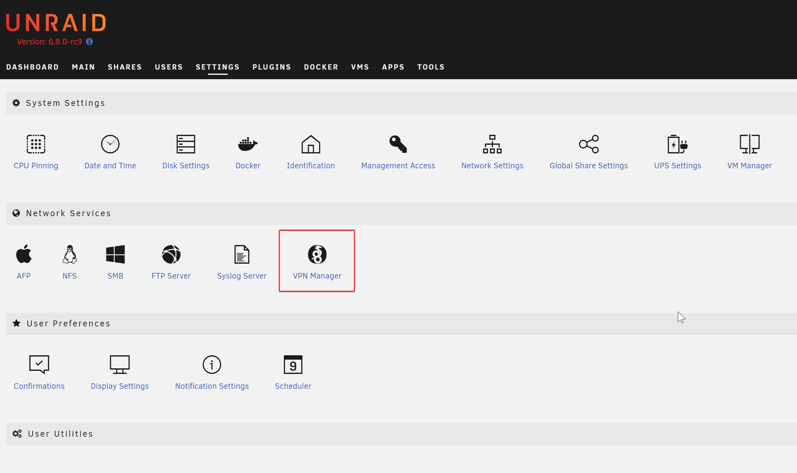 open vpn unraid setup